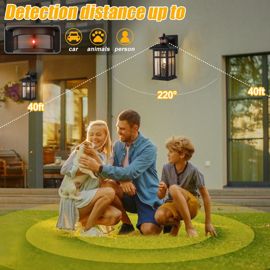 Sensor Outdoor Wall Lights 2 P - مراجعة Outdoor Lighting Dusk To Dawn وسعره