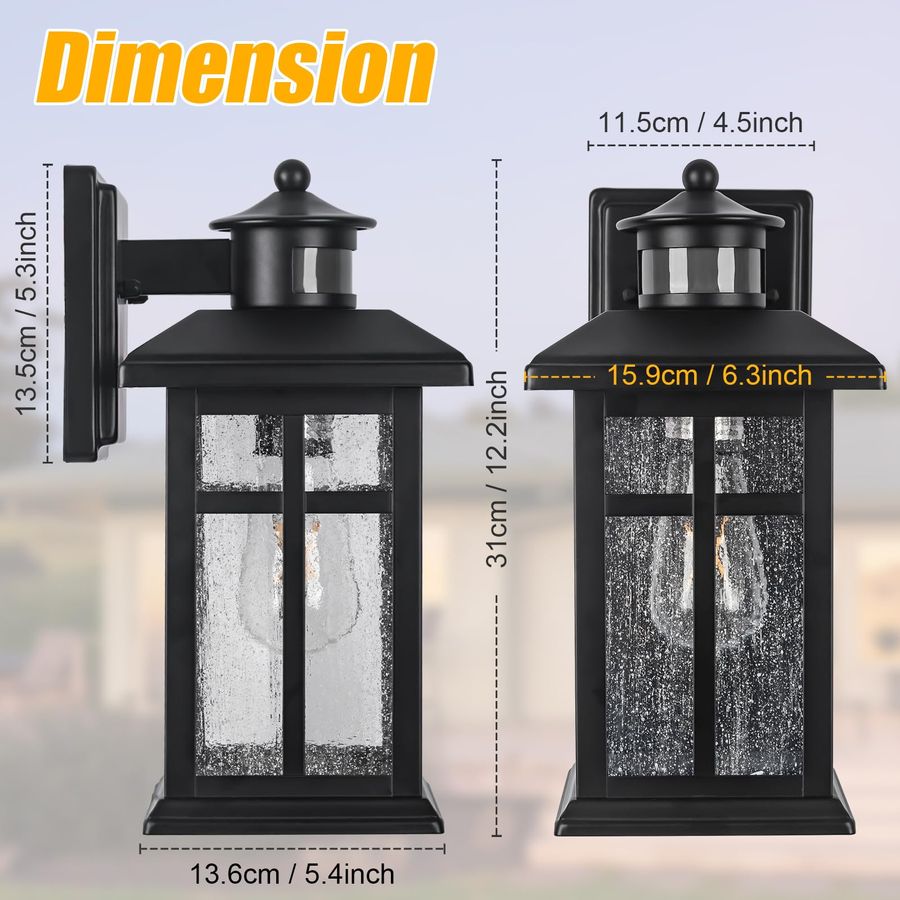 Sensor Outdoor Wall Lights 2 P - مراجعة Outdoor Lighting Dusk To Dawn وسعره