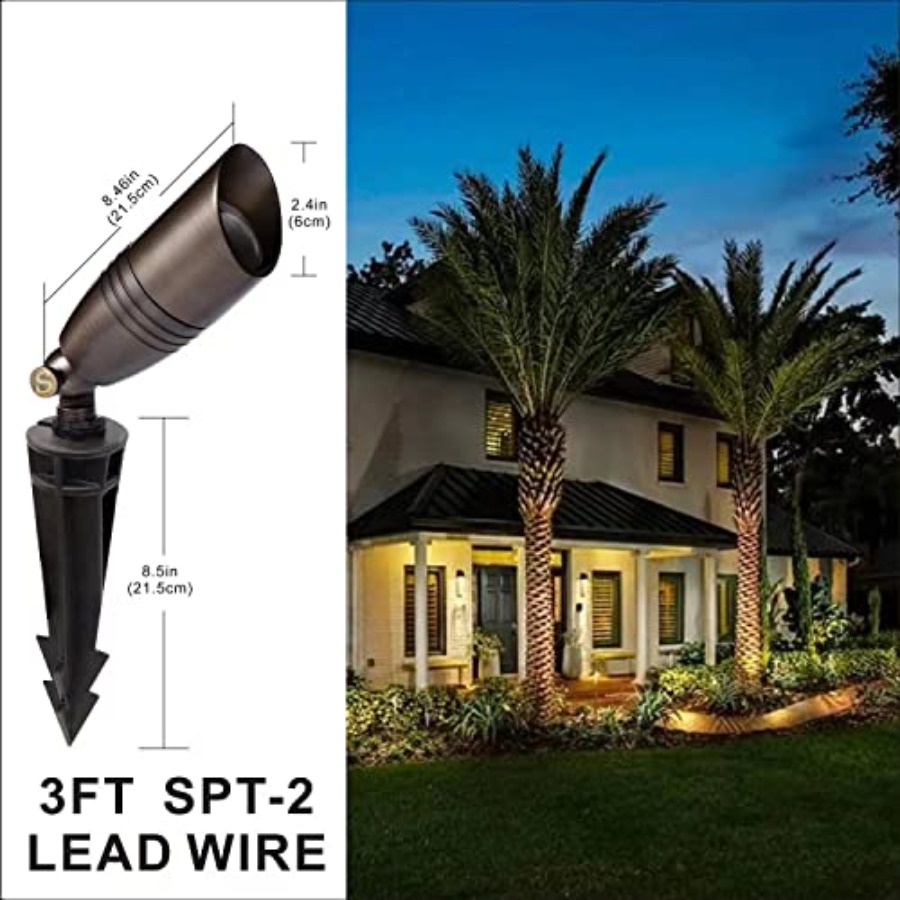 12V Low Voltage Landscape Spot - مراجعة Outdoor Lighting Ground Fixtures وسعره