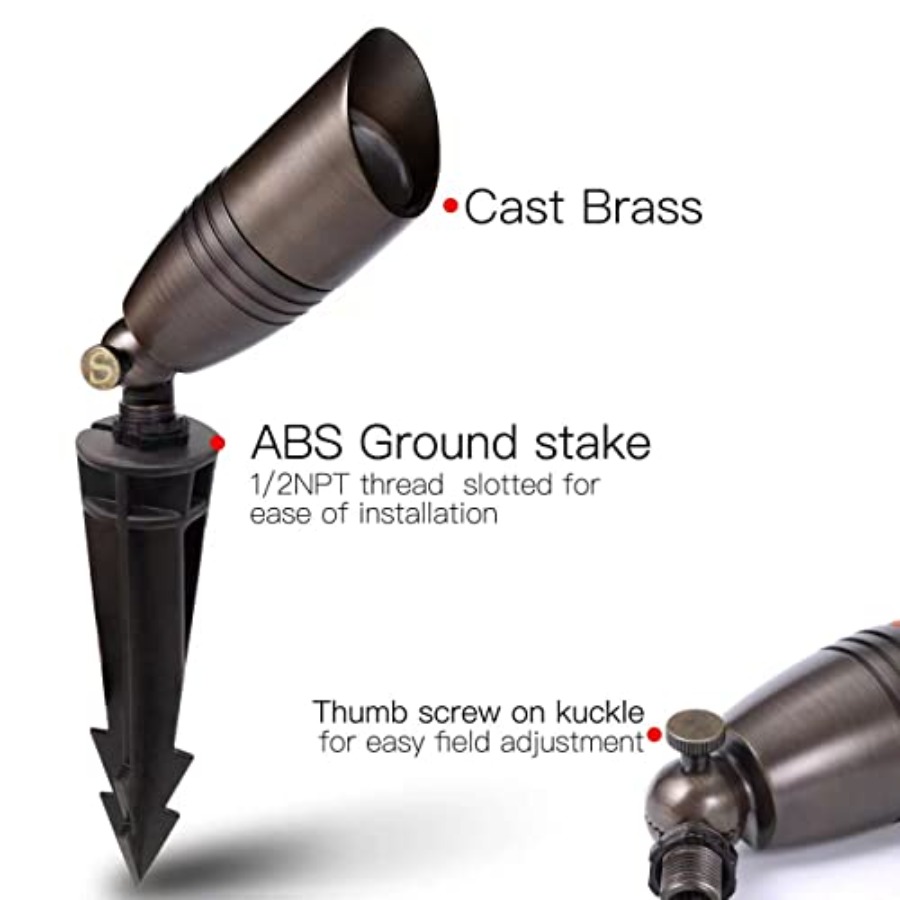 12V Low Voltage Landscape Spot - مراجعة Outdoor Lighting Ground Fixtures وسعره