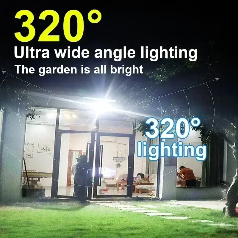 12000LM Powerful Solar Wall La - مراجعة Outdoor Lighting With Outlet وسعره
