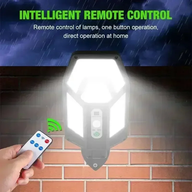 12000LM Powerful Solar Wall La - مراجعة Outdoor Lighting With Outlet وسعره