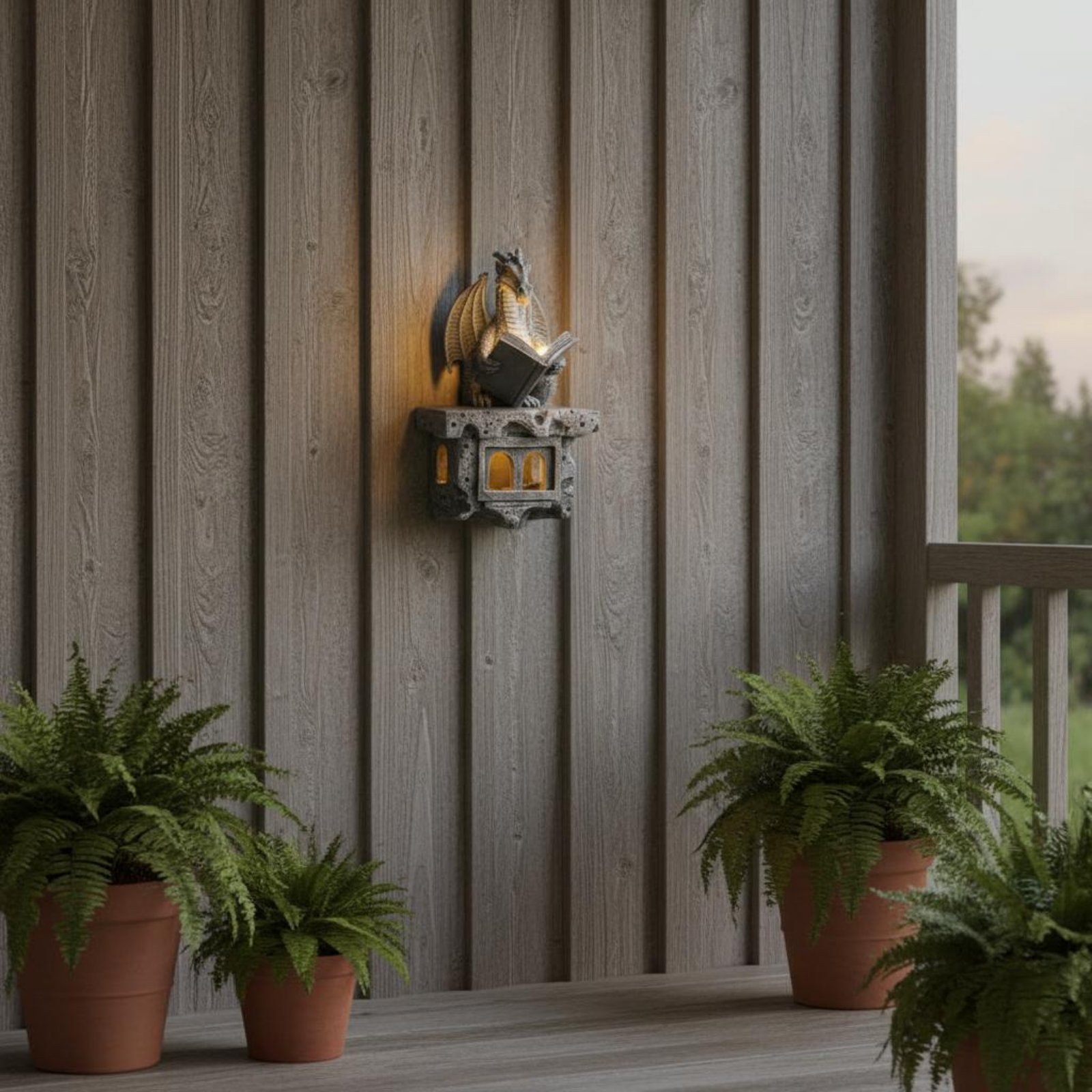 Solar Wyvern Wall Shine Auto O - مراجعة Outdoor Lighting For Patio وسعره