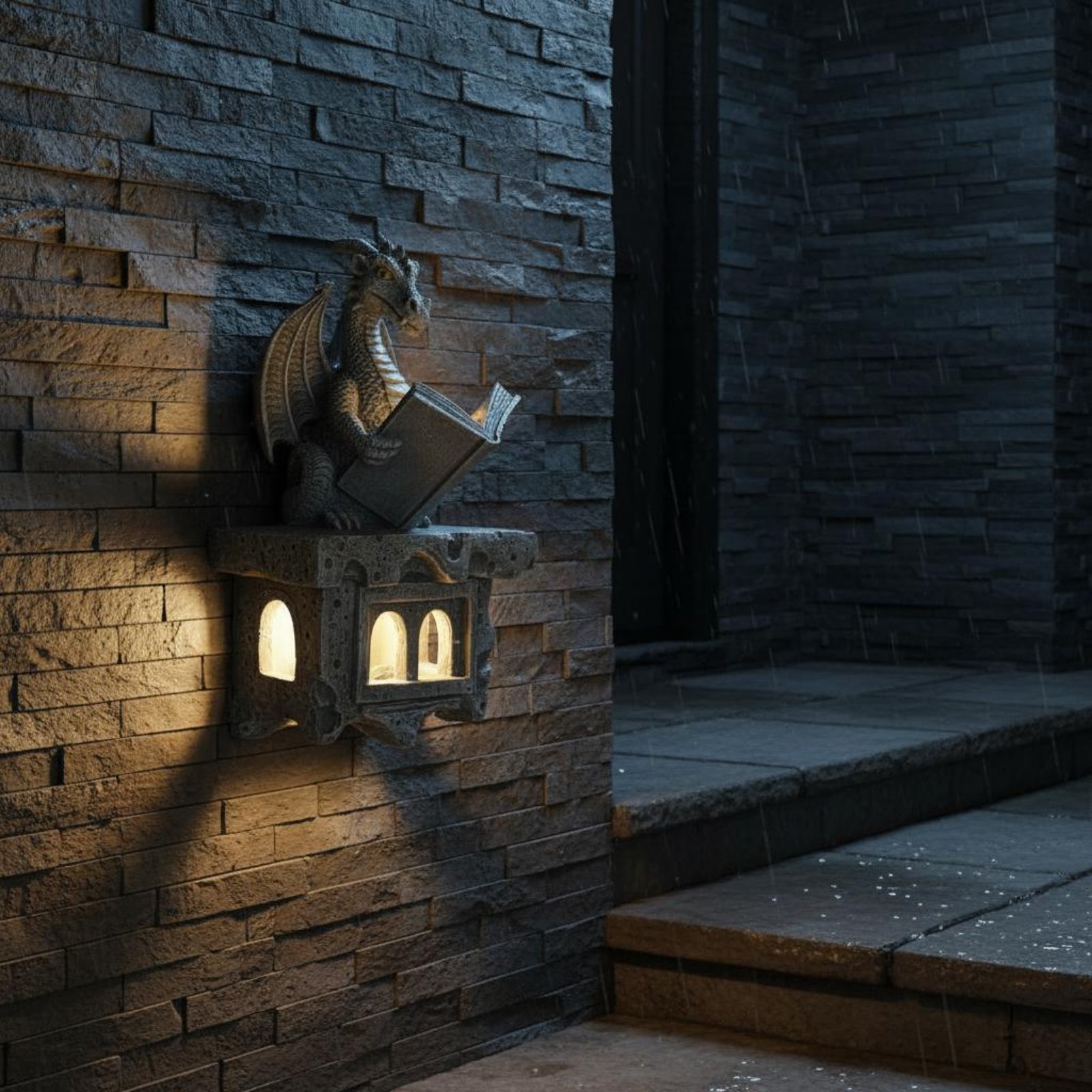 Solar Wyvern Wall Shine Auto O - مراجعة Outdoor Lighting For Patio وسعره