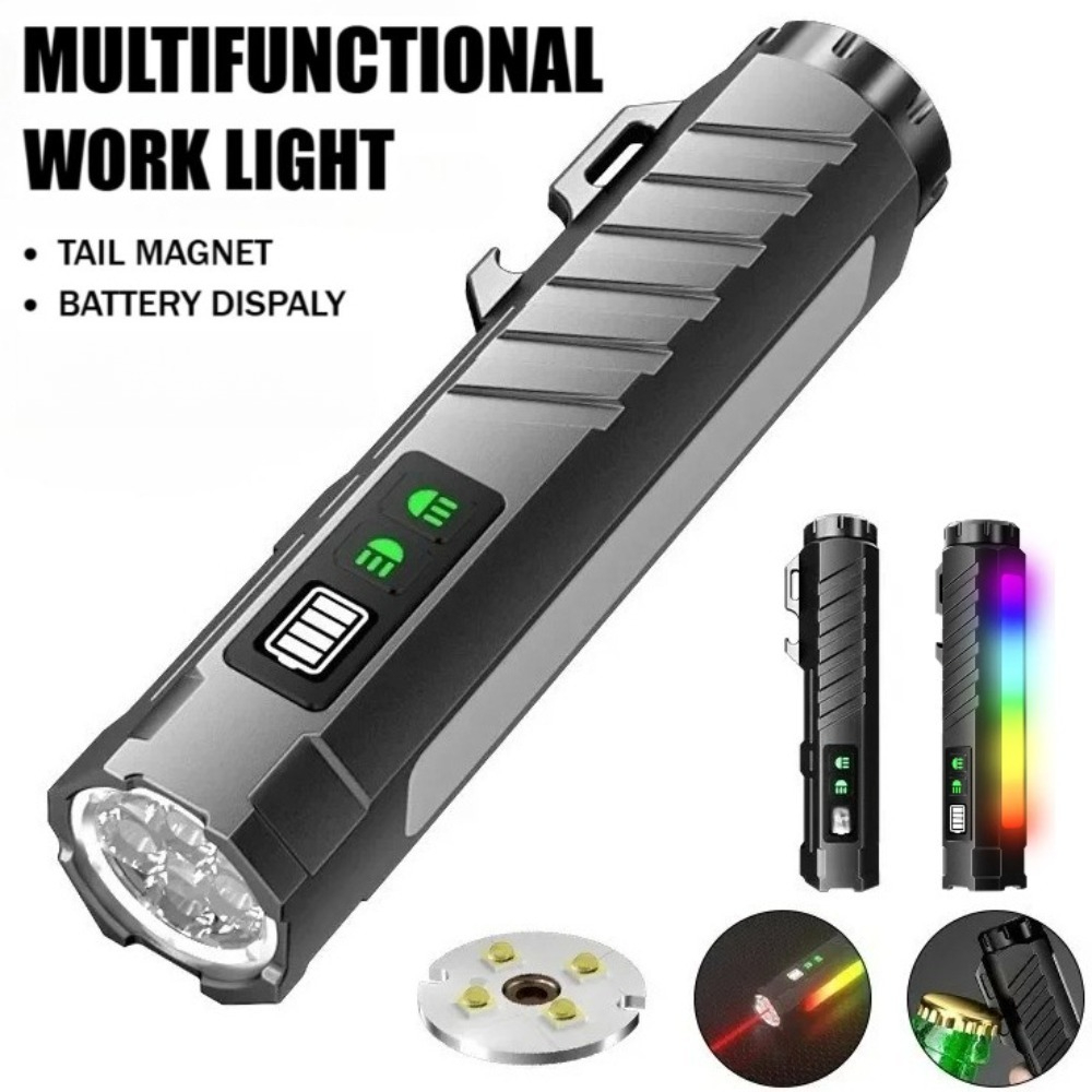 Multifunctional Strong Light L - مراجعة Outdoor Lighting Rechargeable وسعره