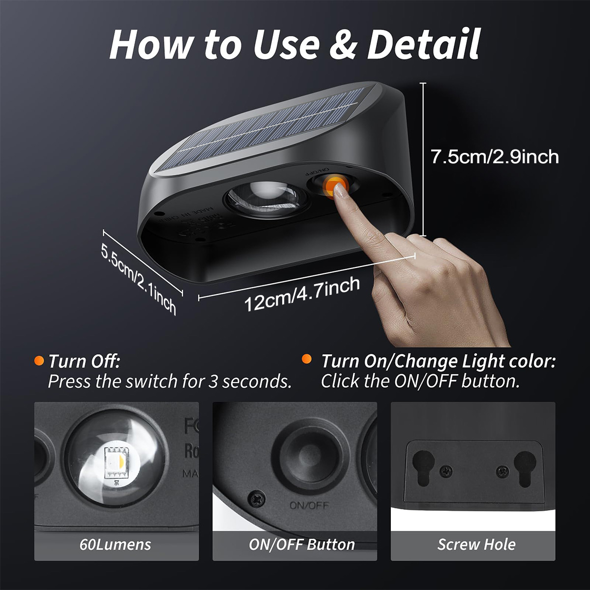 Solar Wall Lamp Solar Fence Li - مراجعة Outdoor Lighting With Outlet وسعره