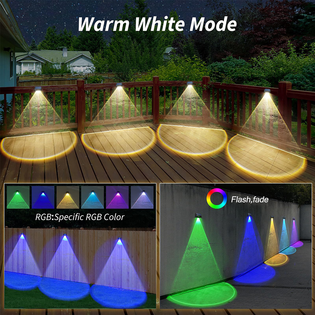 Solar Wall Lamp Solar Fence Li - مراجعة Outdoor Lighting With Outlet وسعره