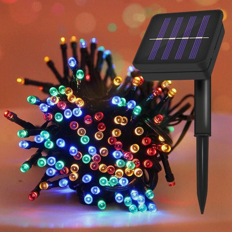 Solar String Light Fairy 8 Mod - مراجعة Xmas Outdoor Lighting Decorations وسعره