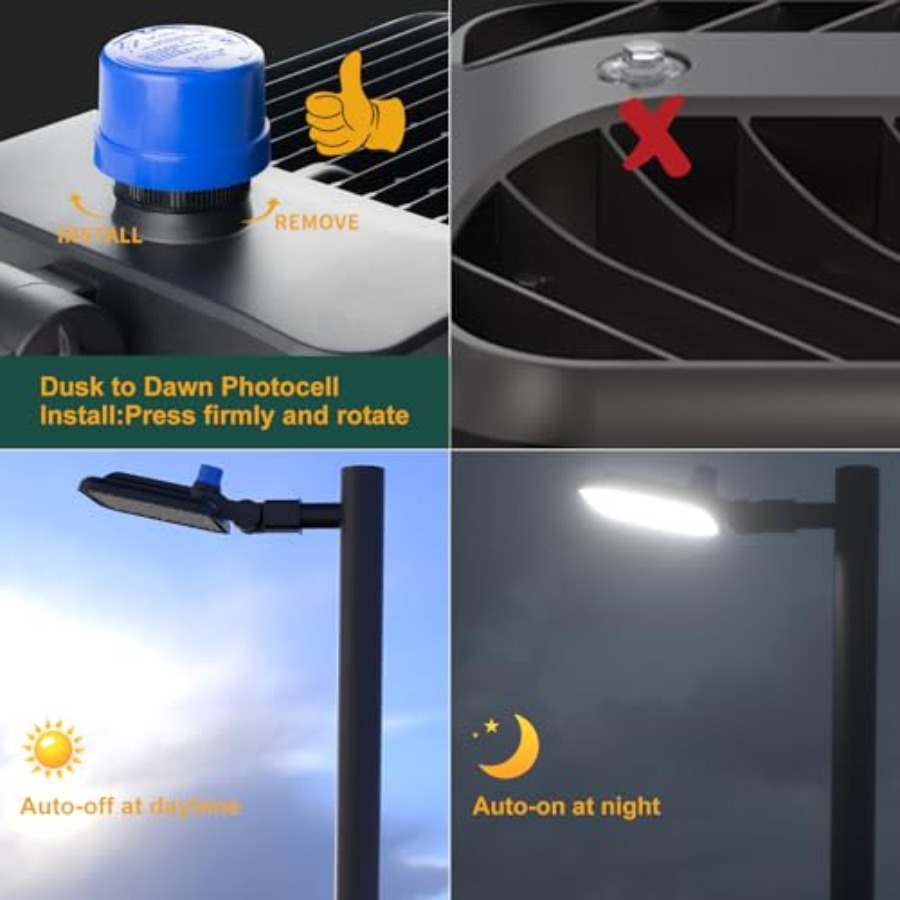 Outdoor parking lot lighting:  - مراجعة Outdoor Lighting Dusk To Dawn وسعره