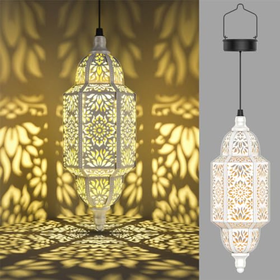 2 Pack Hanging Solar Lights Ou - مراجعة Outdoor Lighting For Patio وسعره