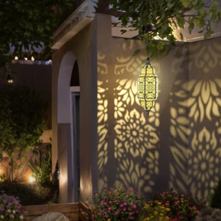 2 Pack Hanging Solar Lights Ou - مراجعة Outdoor Lighting For Patio وسعره