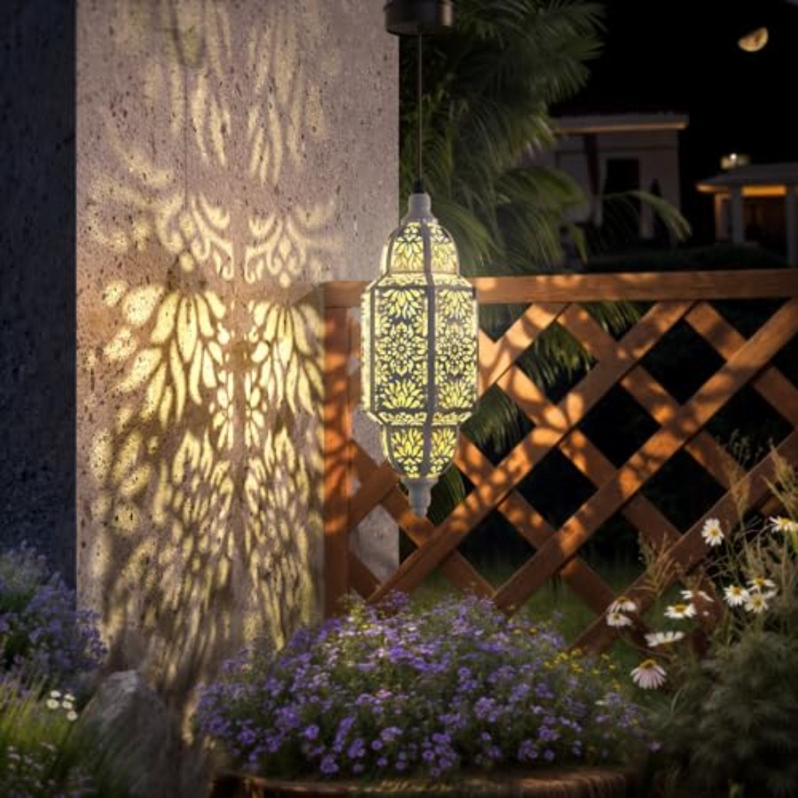 2 Pack Hanging Solar Lights Ou - مراجعة Outdoor Lighting For Patio وسعره