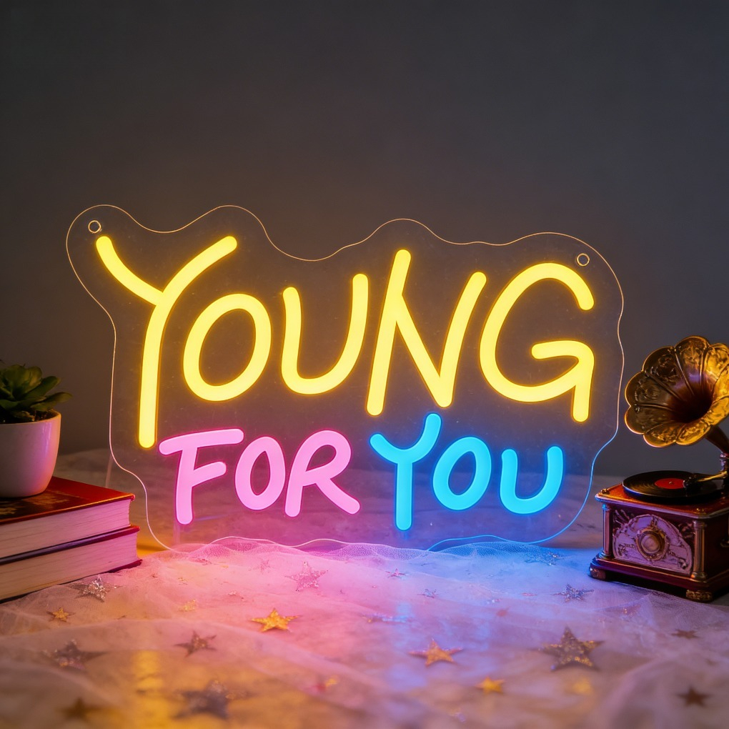 Young for You Cafe Neon Sign L - مراجعة Outdoor Lighting Quotes وسعره