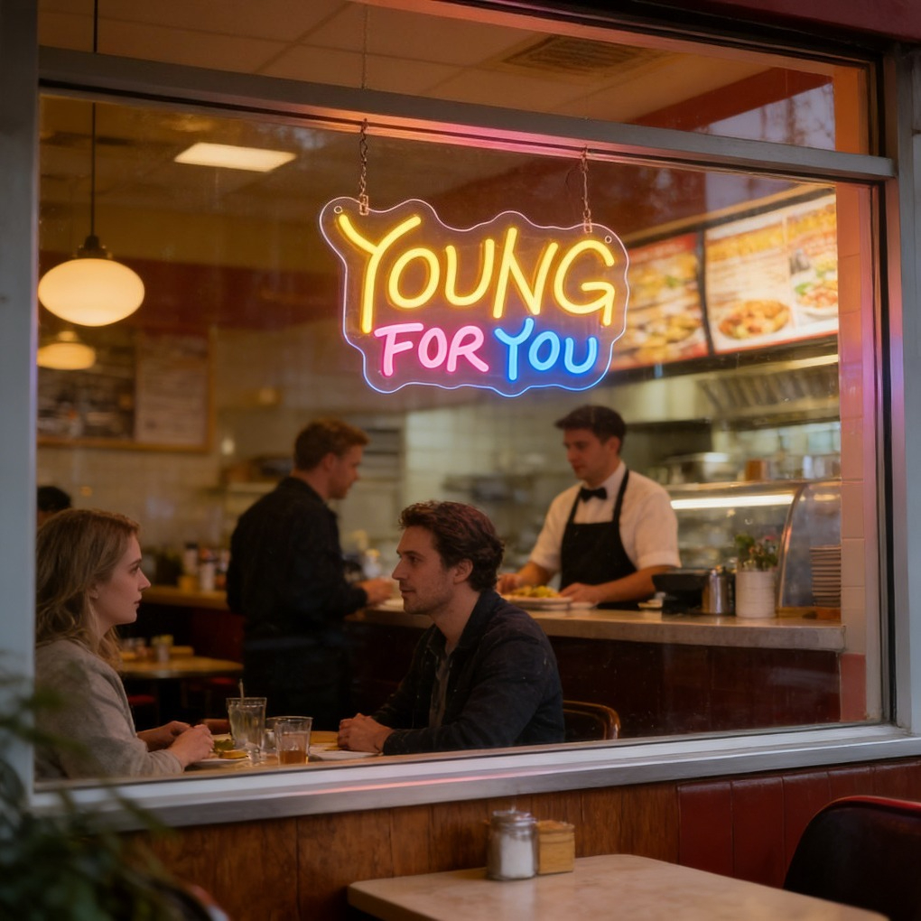 Young for You Cafe Neon Sign L - مراجعة Outdoor Lighting Quotes وسعره