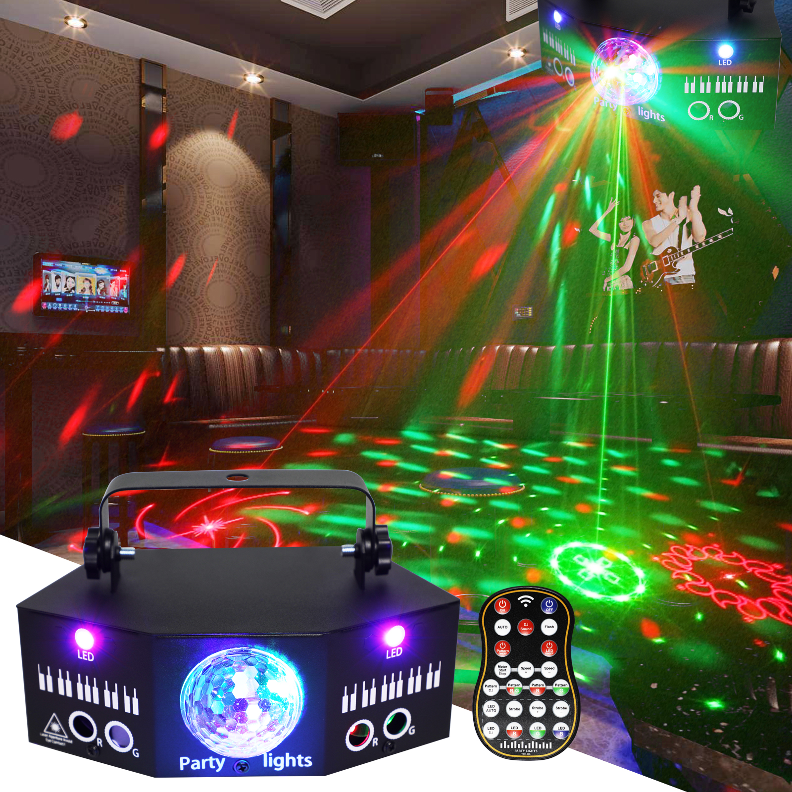 Wuzstar RGB LED Laser Effect S - مراجعة Outdoor Lighting Lamps وسعره