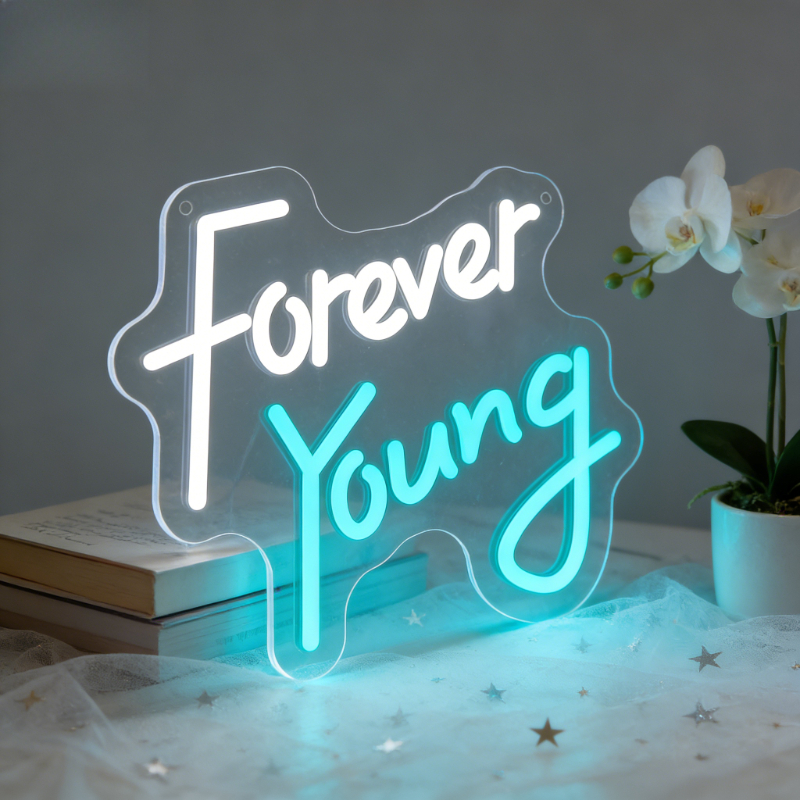 Forever Young Motivational Neo - مراجعة Outdoor Lighting Quotes وسعره