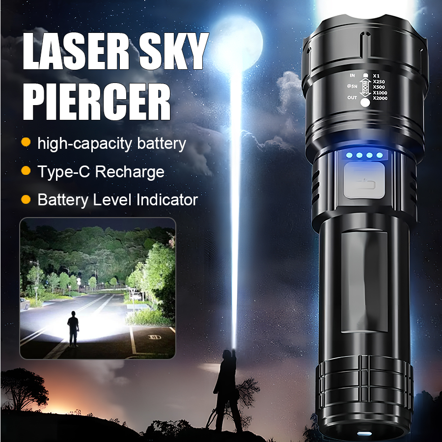 High Power P50 LED Flashlight  - مراجعة Outdoor Lighting Panel وسعره