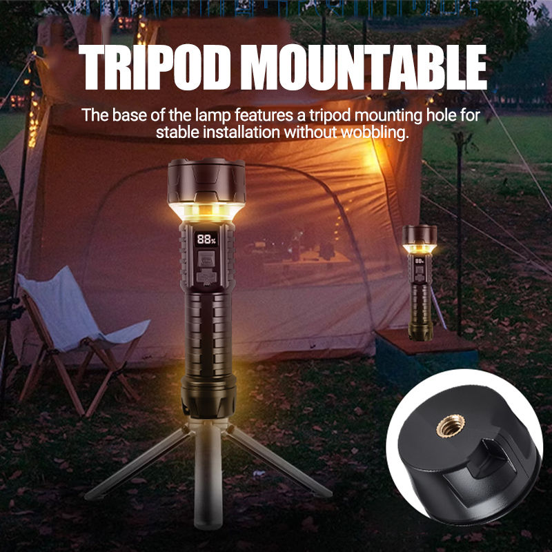 COB LED Flashlight Rechargeabl - مراجعة Outdoor Lighting Rechargeable وسعره