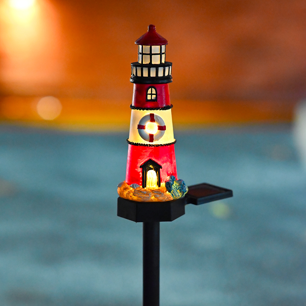 Solar Lighthouse Lights Waterp - مراجعة Xmas Outdoor Lighting Decorations وسعره