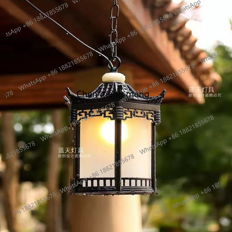 New arrive Chinese pavilion ch - مراجعة Outdoor Lighting Chandelier وسعره