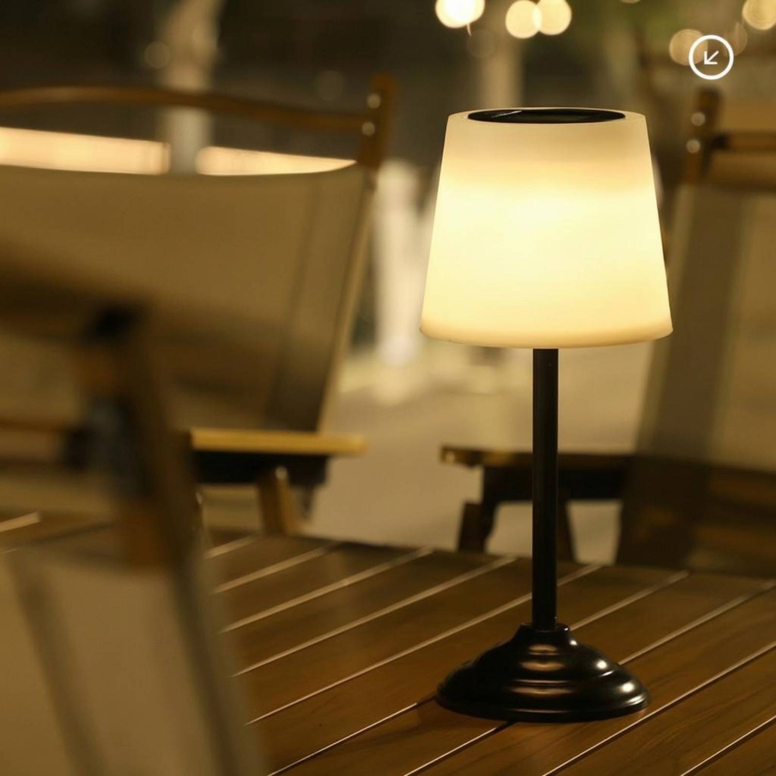 Solar Table Lamp LED Solar Pow - مراجعة Outdoor Lighting Lamps وسعره