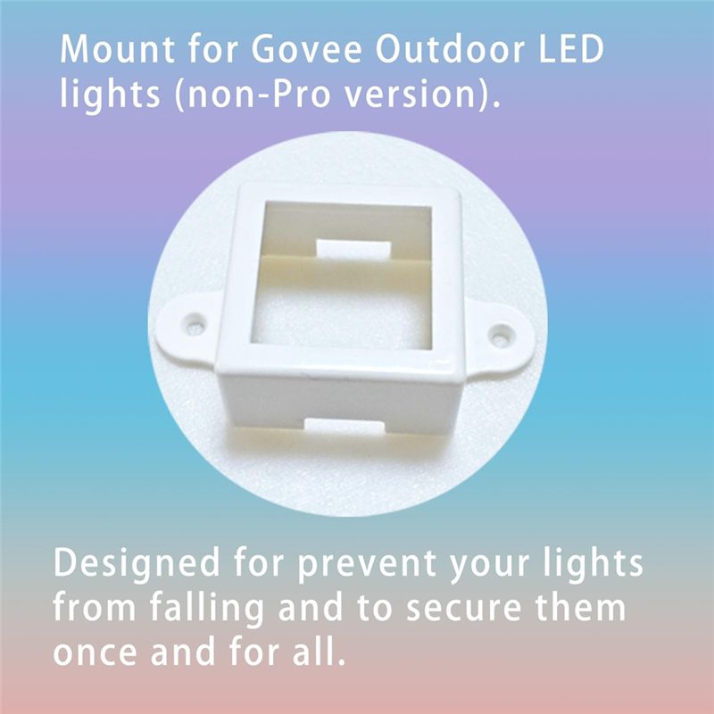 Special Offer~40 Pcs Mount For - مراجعة Outdoor Lighting Govee وسعره