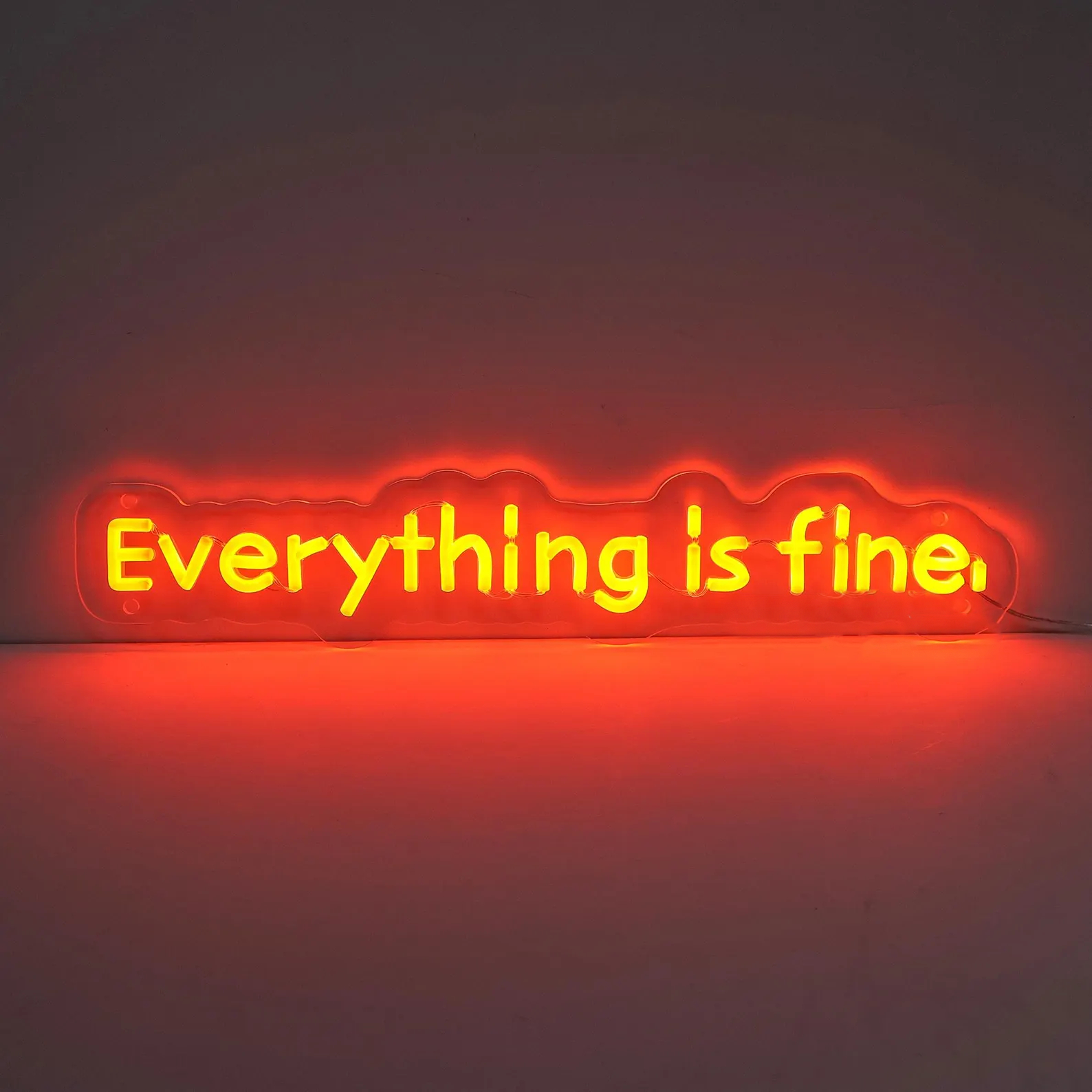 Everything Is Fine Neon Sign,  - مراجعة Outdoor Lighting Quotes وسعره