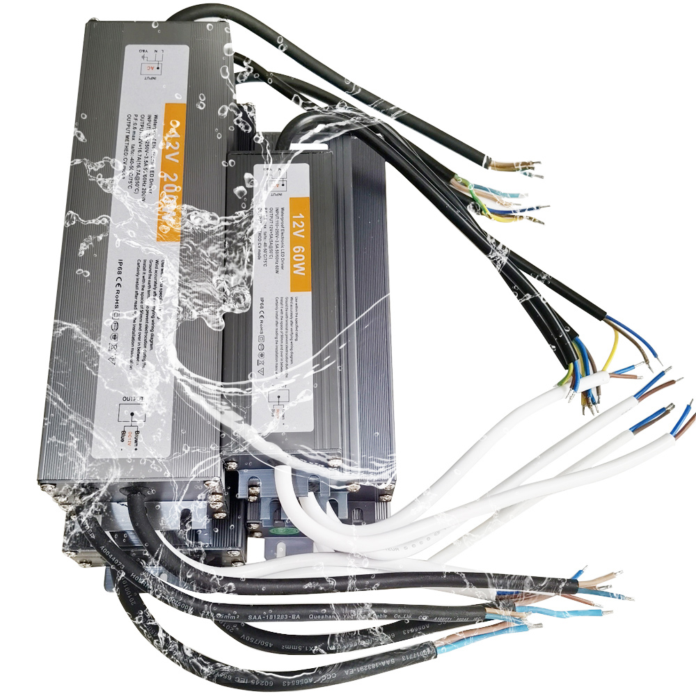 AC85V-265V to DC12V/24V led wa - مراجعة Outdoor Lighting Transformer Box وسعره