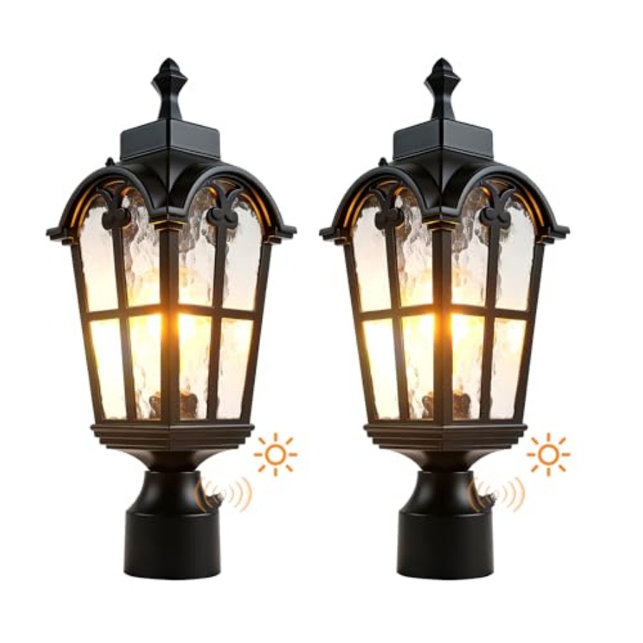 Sensor Outdoor Post Lights Wat - مراجعة Outdoor Lighting Lamps وسعره