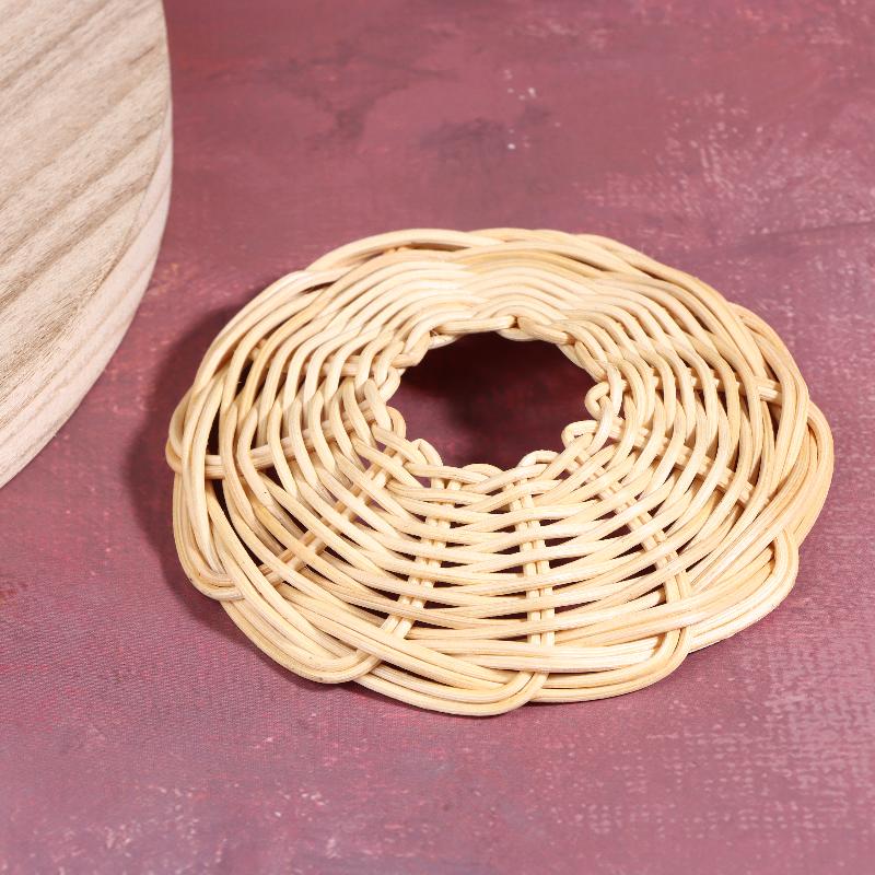2Pcs Handwoven Rattan Lampshad - مراجعة Outdoor Lighting Chandelier وسعره