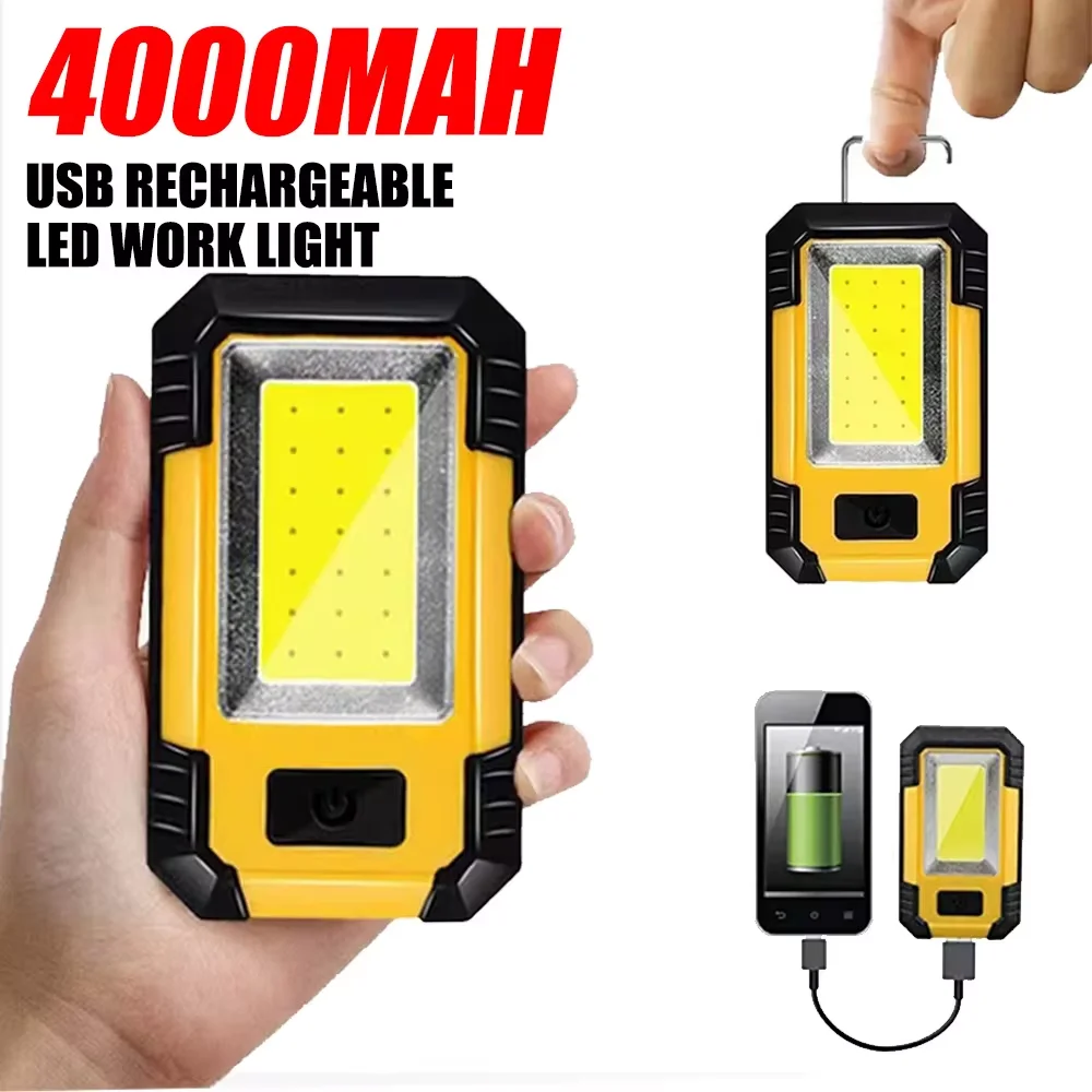 Portable 4000MaH Rechargeable  - مراجعة Outdoor Lighting Panel وسعره