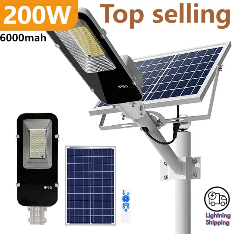 200W Powerful Solar Light Outd - مراجعة Outdoor Lighting Dusk To Dawn وسعره