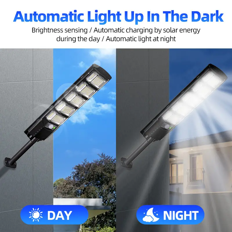 100000LM Solar Light Commercia - مراجعة Outdoor Lighting Dusk To Dawn وسعره
