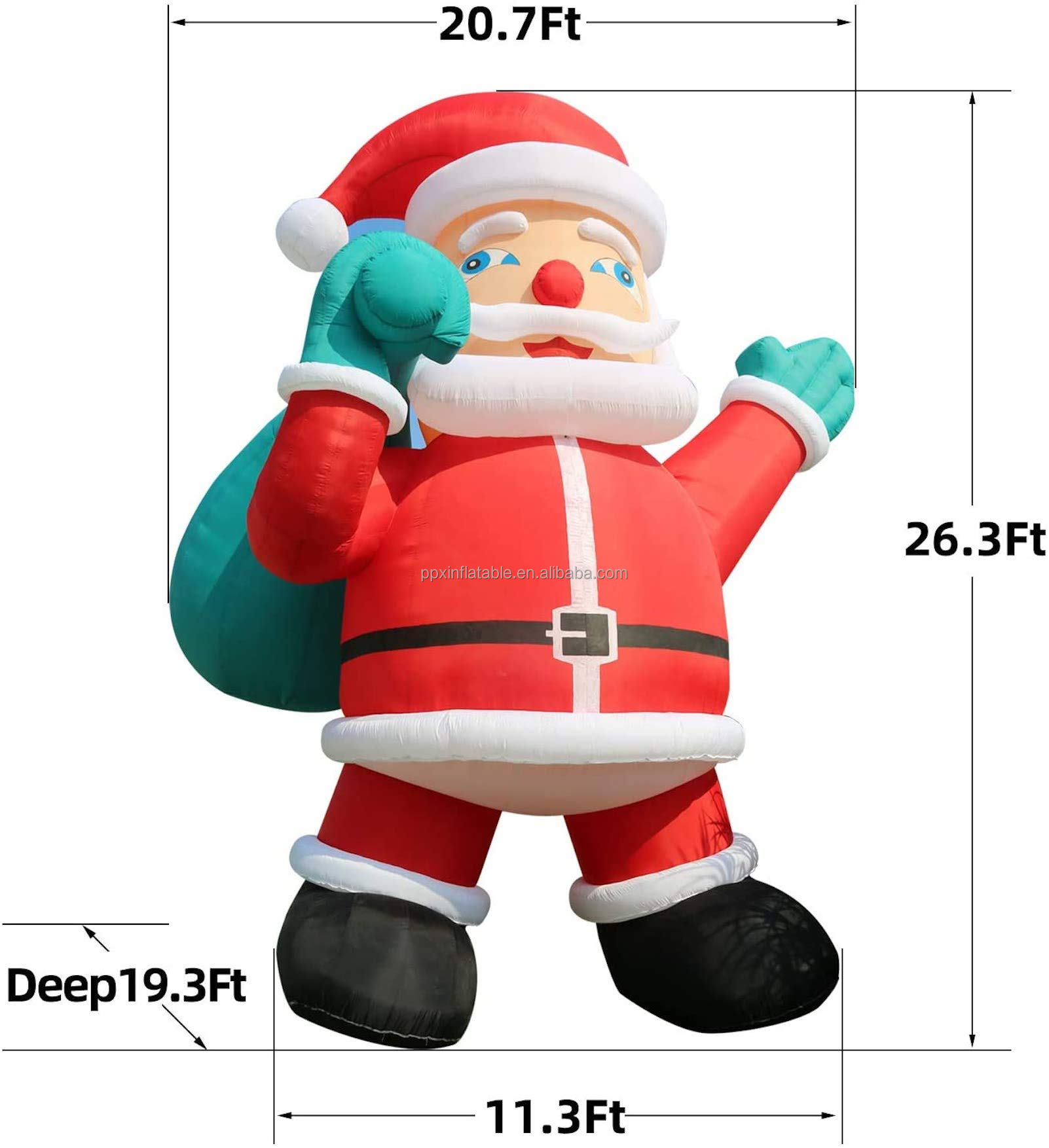 Outdoor Giant Big Inflatablebl - مراجعة Xmas Outdoor Lighting Decorations وسعره
