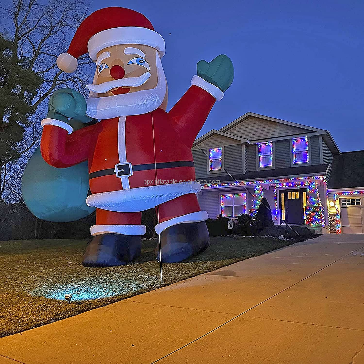 Outdoor Giant Big Inflatablebl - مراجعة Xmas Outdoor Lighting Decorations وسعره