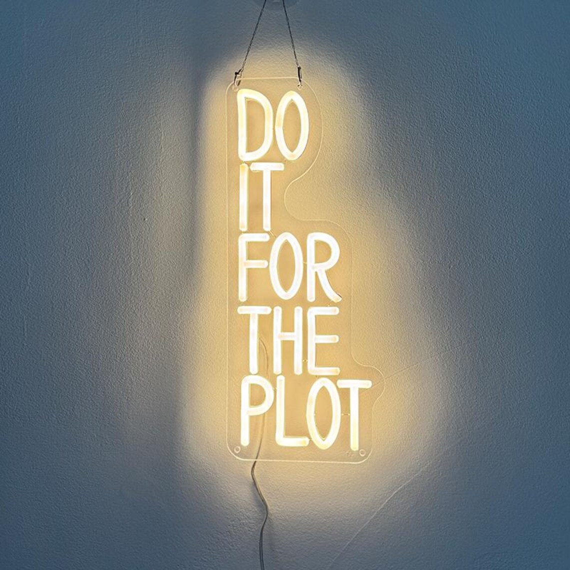 Do It For The Plot Neon Sign,M - مراجعة Outdoor Lighting Quotes وسعره