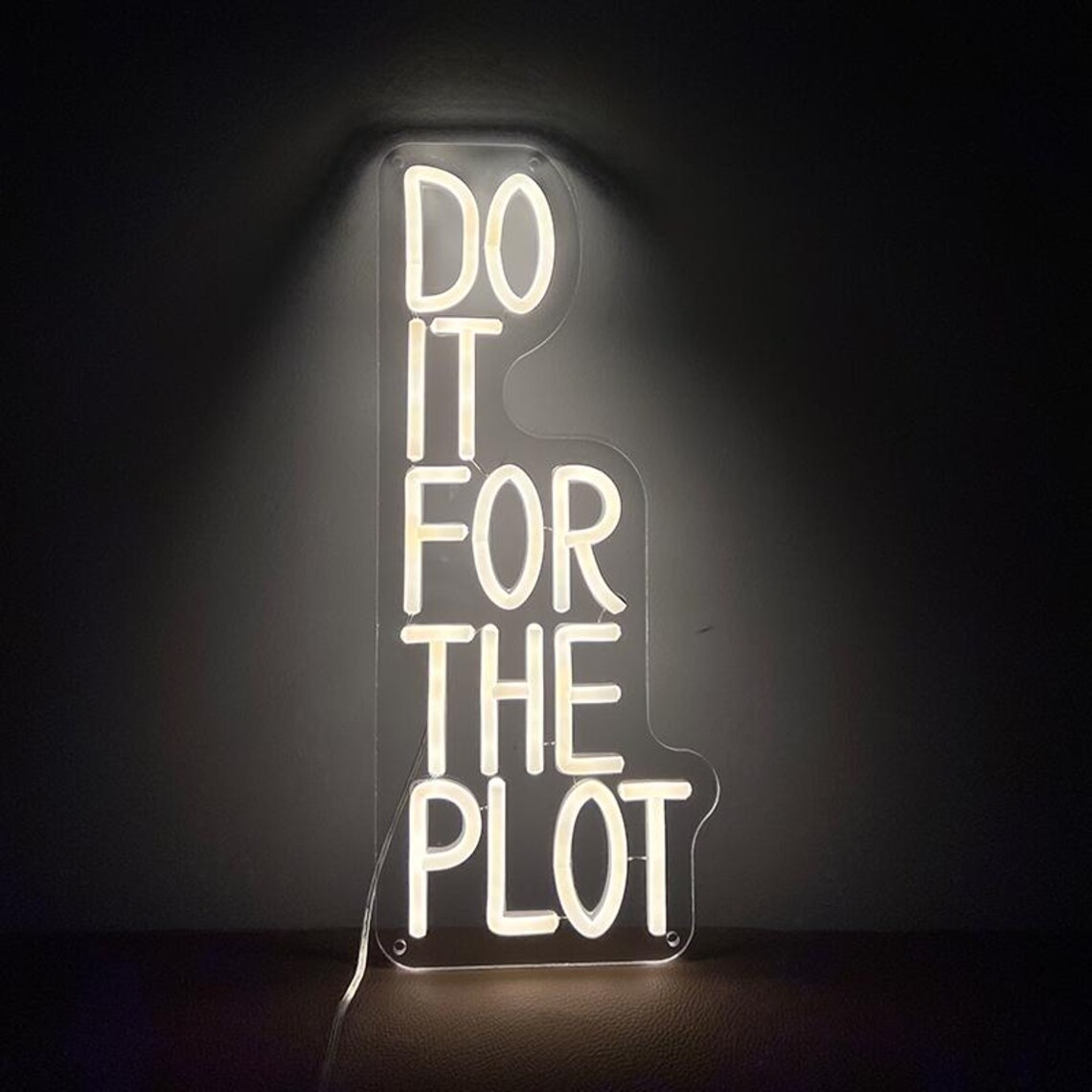 Do It For The Plot Neon Sign,M - مراجعة Outdoor Lighting Quotes وسعره
