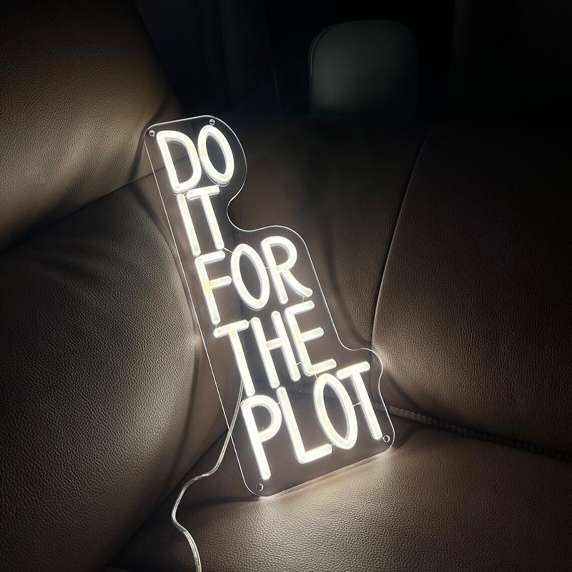 Do It For The Plot Neon Sign,M - مراجعة Outdoor Lighting Quotes وسعره