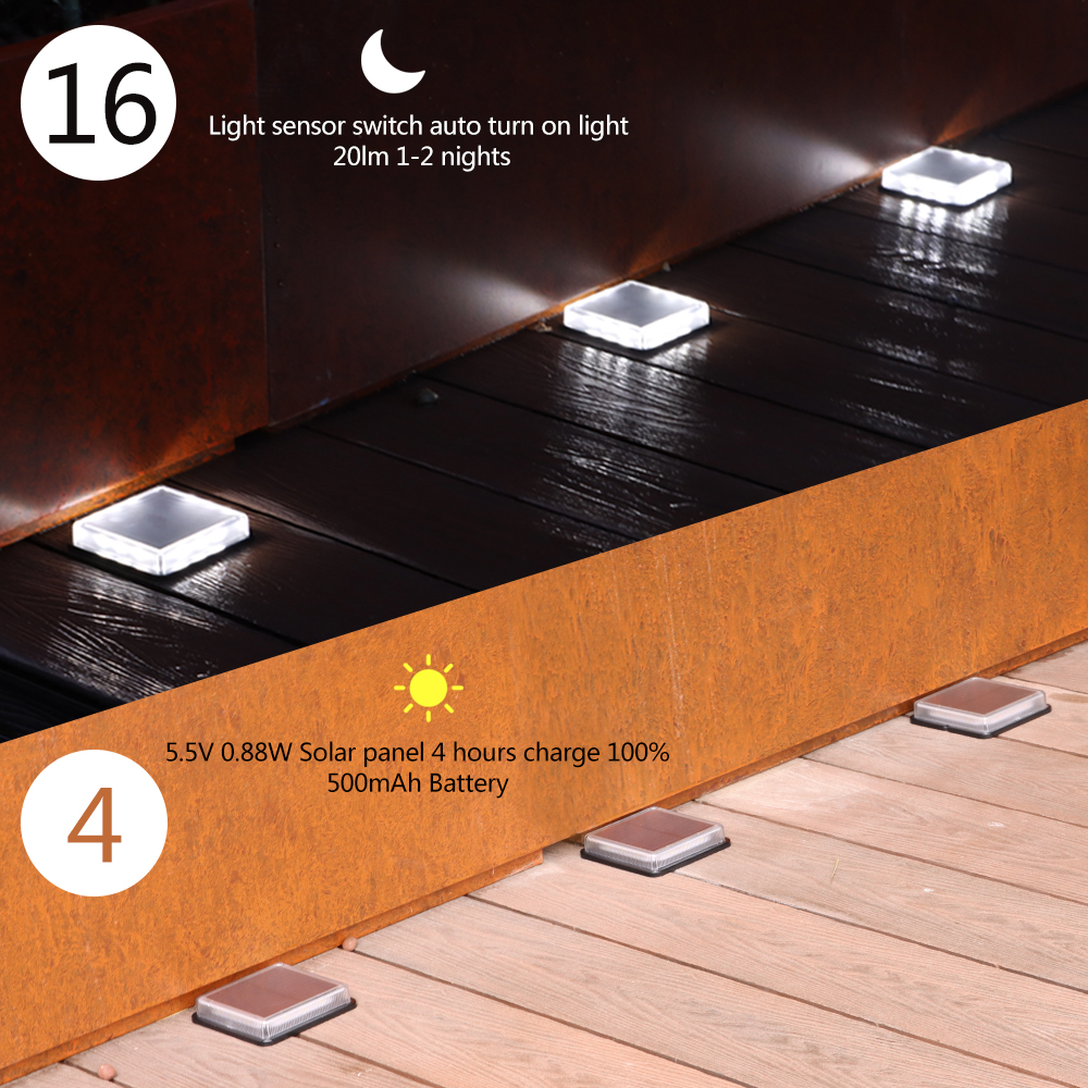 Solar Deck Light Outdoor Water - مراجعة Outdoor Lighting Ground Fixtures وسعره