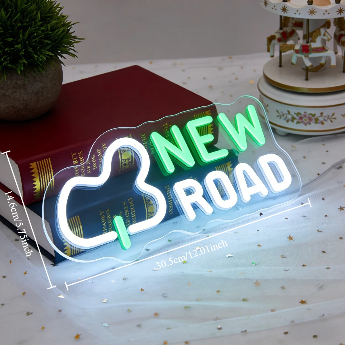 NEW ROAD Inspirational LED Neo - مراجعة Outdoor Lighting Quotes وسعره