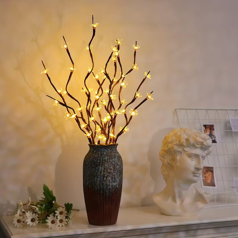 1/2PC 20LED Cherry Blossom Tre - مراجعة Outdoor Lighting Lamps وسعره