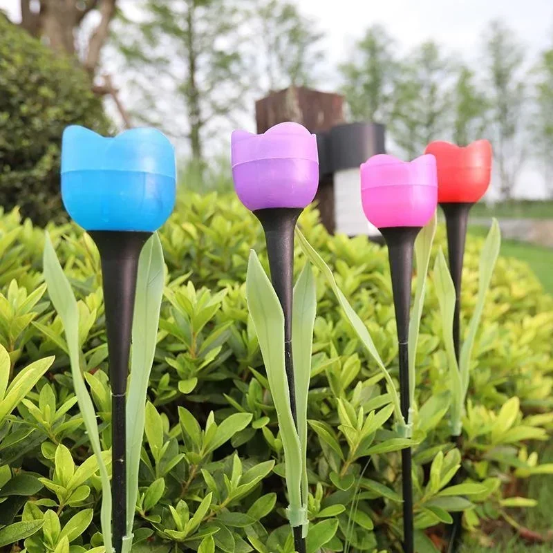 1Pcs Garden Tulip Flower Shape - مراجعة Outdoor Lighting Company وسعره