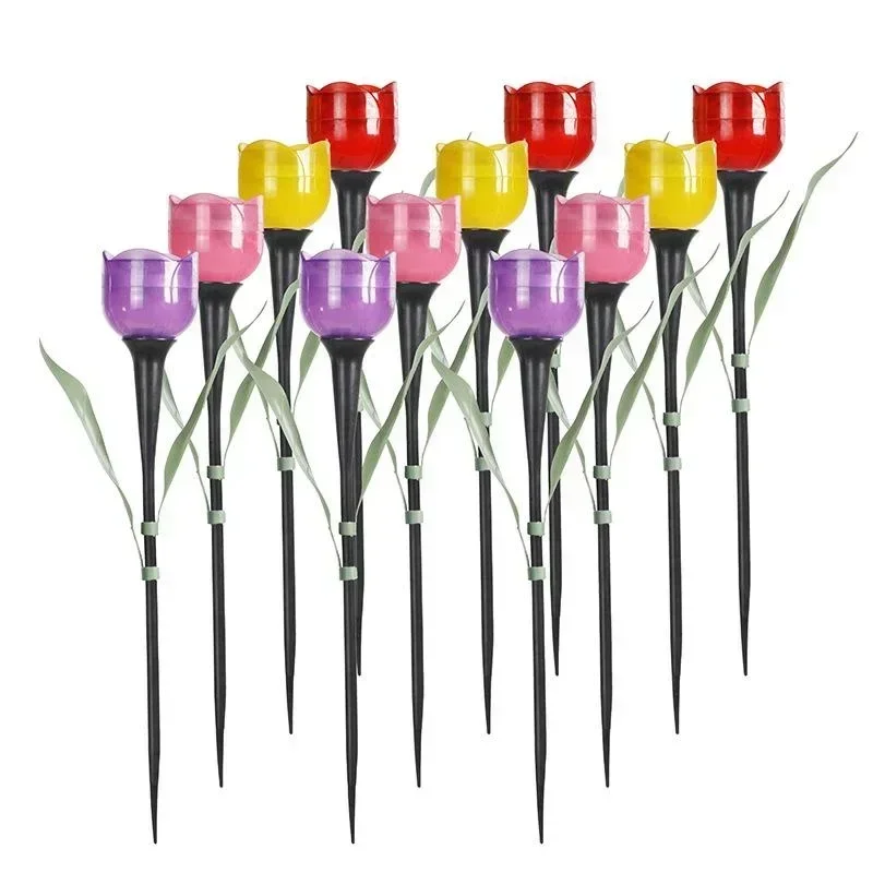 1Pcs Garden Tulip Flower Shape - مراجعة Outdoor Lighting Company وسعره