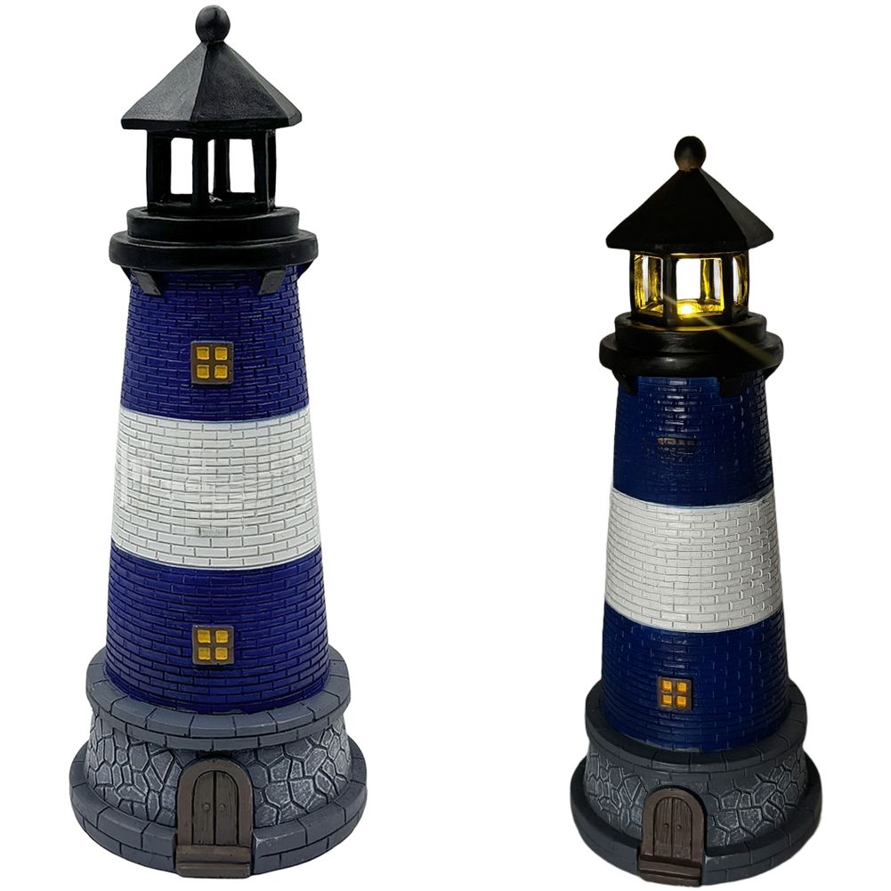 Blue Red Solar Powered Resin L - مراجعة Outdoor Lighting Mediterranean Style وسعره