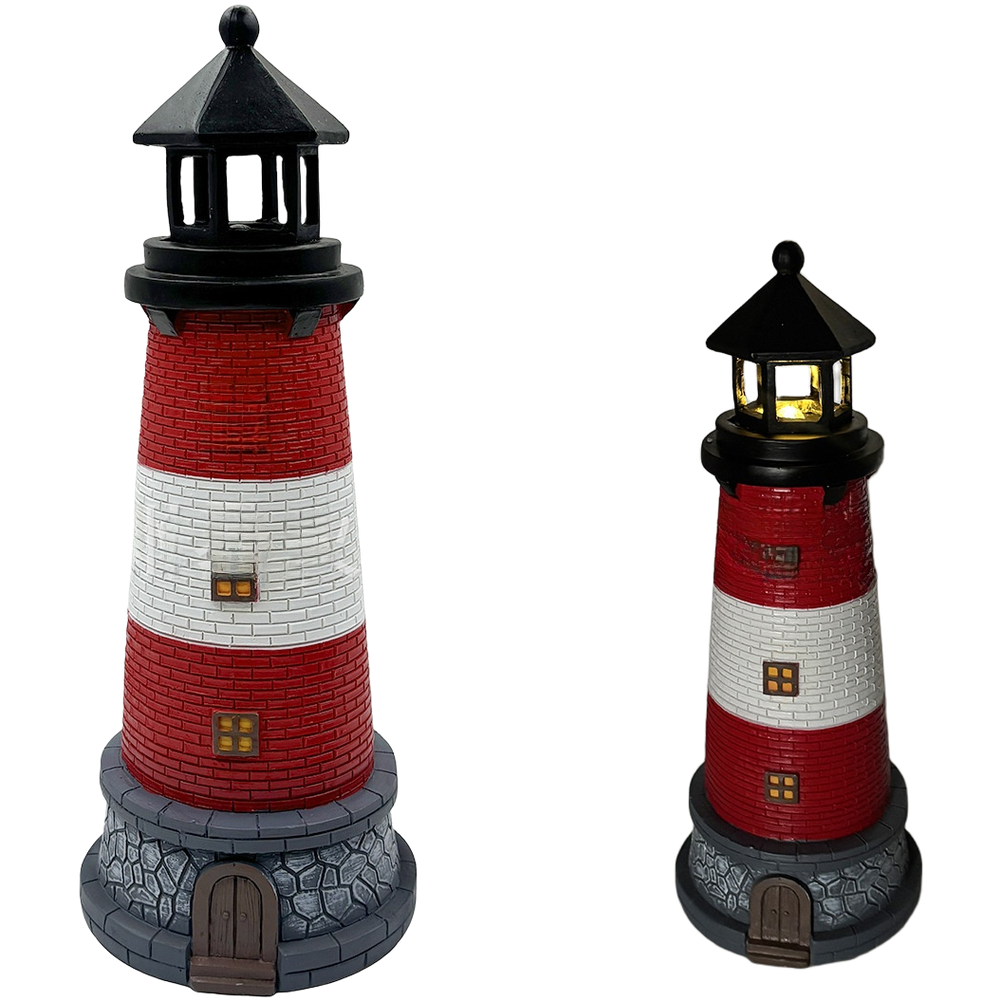 Blue Red Solar Powered Resin L - مراجعة Outdoor Lighting Mediterranean Style وسعره
