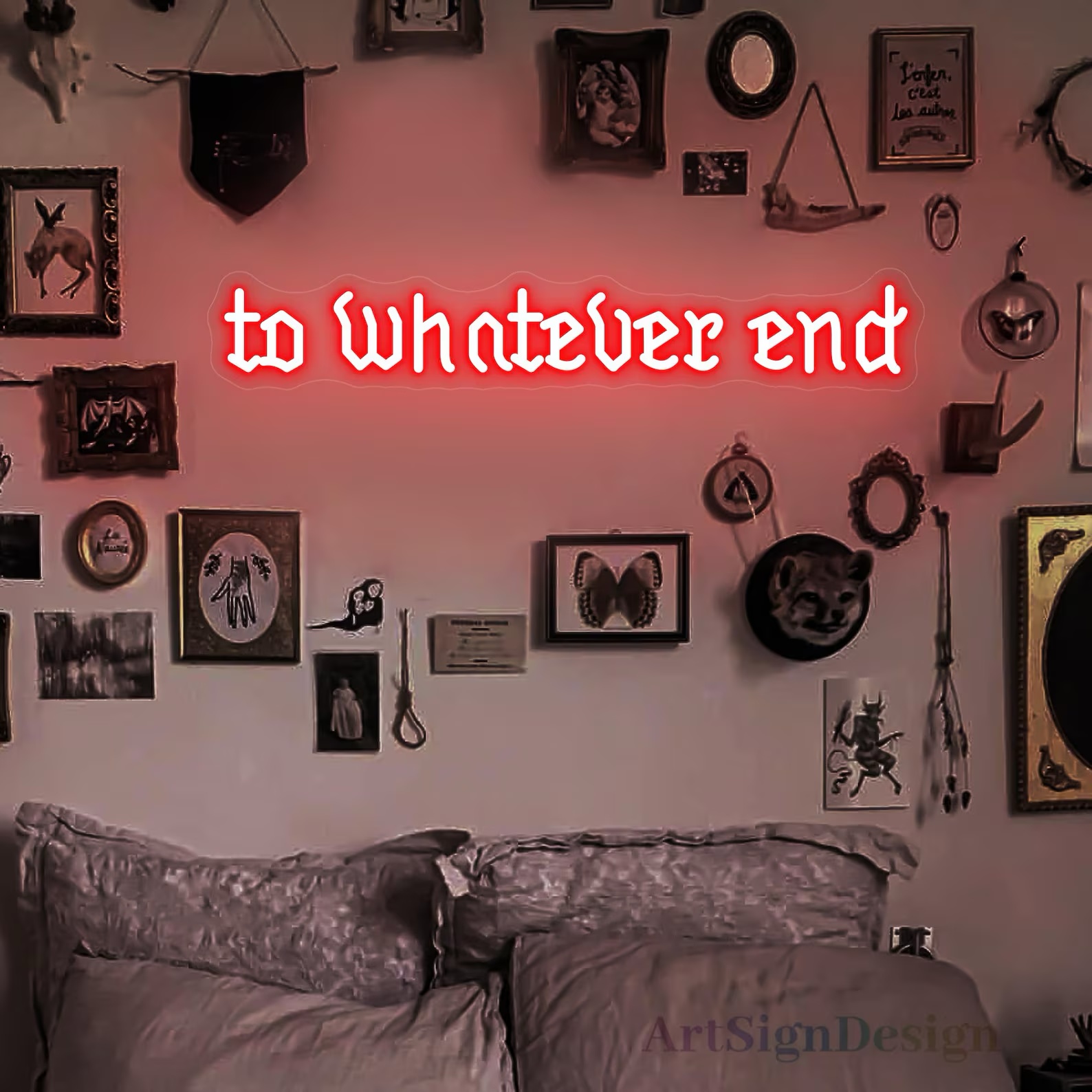 To Whatever End Neon Sign: ACO - مراجعة Outdoor Lighting Quotes وسعره