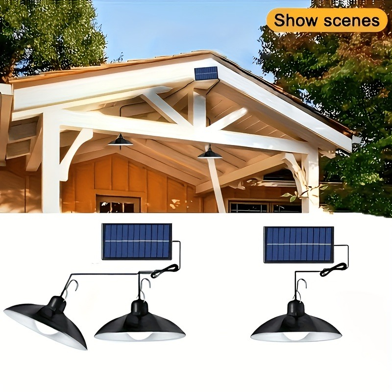 1pc Solar Pendant Light Outdoo - مراجعة Outdoor Lighting Chandelier وسعره