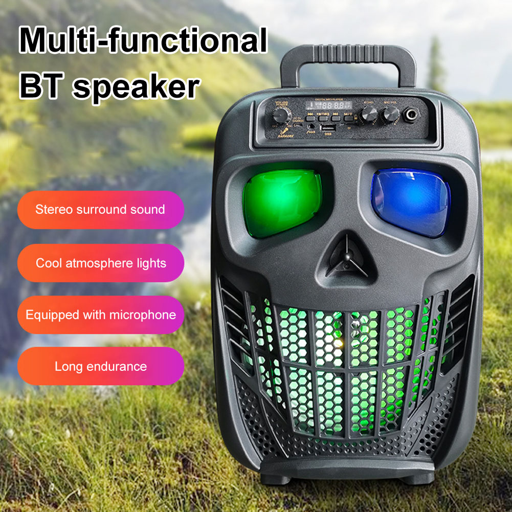 Skull Wireless Portable Speake - مراجعة Outdoor Lighting Quotes وسعره