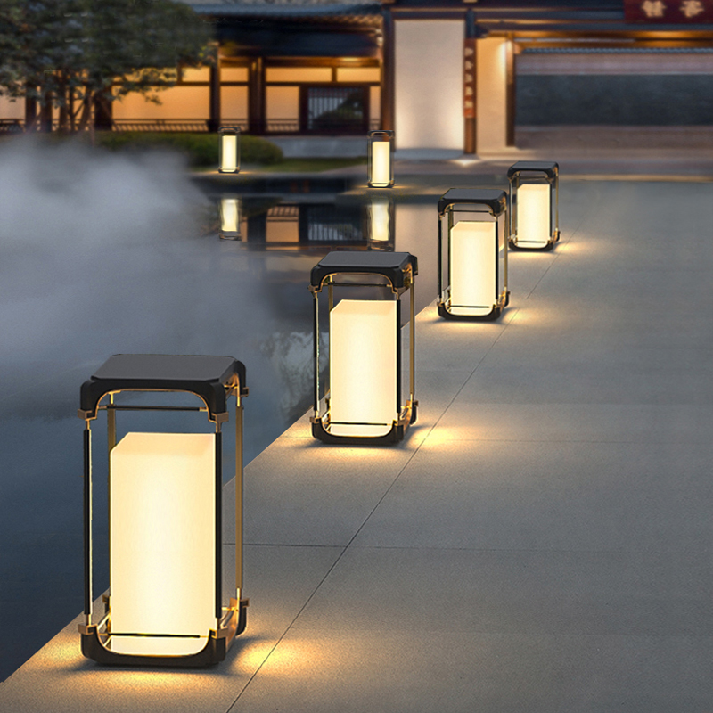 Luminous floor lamp courtyard  - مراجعة Outdoor Lighting Lamps وسعره