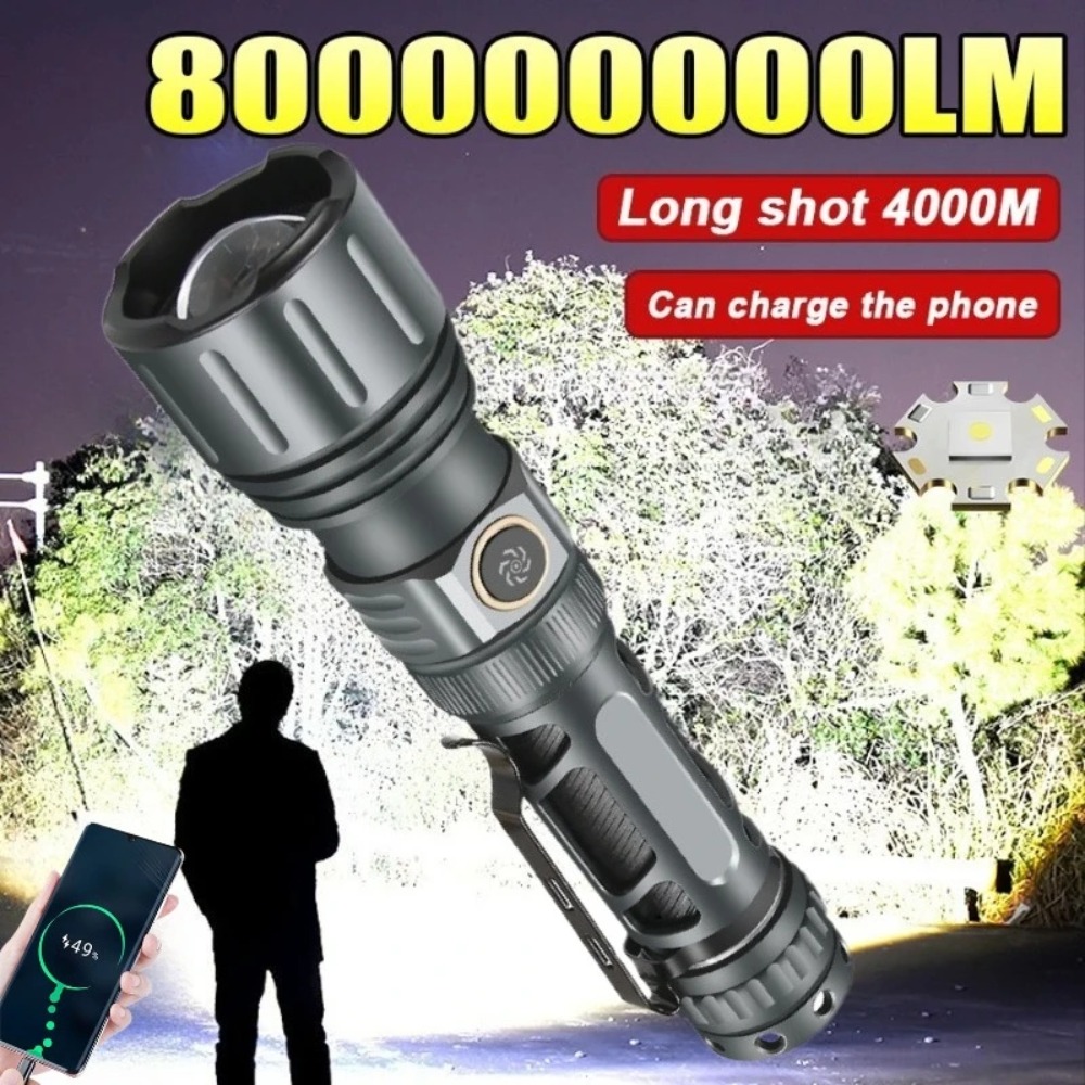 Super Bright Flashlight Portab - مراجعة Outdoor Lighting Rechargeable وسعره